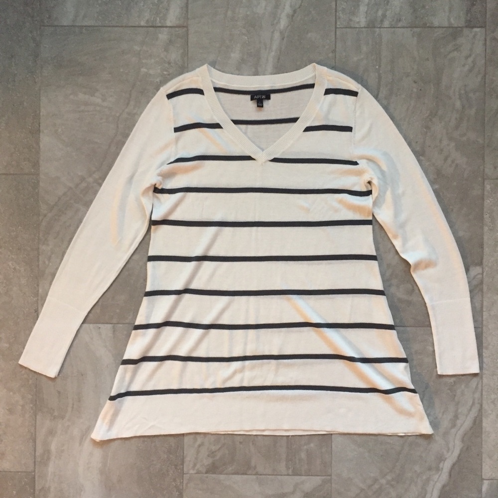 Apt. 9 large stripe sweater